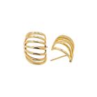 Brinco Argola Pequeno Semi Joia Banhado Ouro 18k