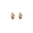 Brinco Argola Trabalhada Folheado em Ouro18k