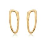 Brinco Banhado A Ouro 18K Grande