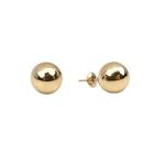 Brinco Bola 8Mm Em Ouro 18K