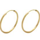 Brinco de Ouro 18k Argola 1 mm