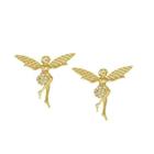 brinco fundido fada com zircnia 18mm