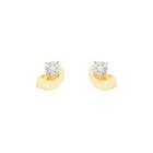 Brinco Ouro 18K com Diamantes - AU11221