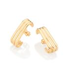 Brinco Rommanel Lindo Elegante Ear Hook Banhado Ouro 18k Feminino