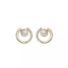 Brincos Banhados Ouro 18k Argolas Cravejadas Micro Zircônia