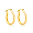 Brincos rommanel banhado ouro 18k feminino argola redonda pequena 520807