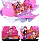 Brinquedo aeronave com luz e som- Rosa - TOYS