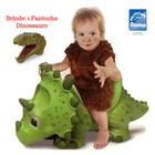 Brinquedo andador infantil dinossauro giant 4 rodas