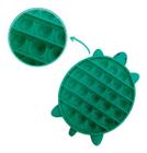 Brinquedo Anti Stress Pocket Fidget Toy Simple Dimple spinner Empurra Bolha Tartaruga Verde Bubble