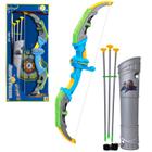 Brinquedo Arco E Flecha Com Luz Lança Dardos 3 Flechas - Dm Toys