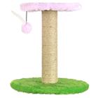 Brinquedo Arranhador Divert Cat para Gatos 2 Plataformas Girassol Rosa