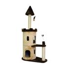 Brinquedo Arranhador São Pet Castle para Gatos Bege