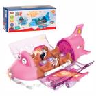 Brinquedo Avião Bate-Volta Luzes e Som - Rosa - Zoop Toys