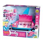 Brinquedo Aviao com Boneca Judy Aeromoça, seus Pets e com acessórios 465