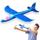 Brinquedo Avião Planador de Isopor Flexível C/Led e Lançador - Zoop Toys