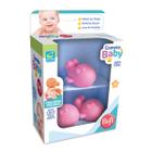 Brinquedo Baby Soft Baleia +3 Meses Cometa Brinquedos