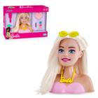 Brinquedo Barbie Styling Head Sparkle Acessórios Penteados - Pupee