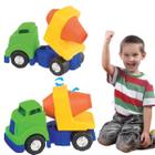 Brinquedo Bebê Caminhão Betoneira Articulado Para Menino 2 Anos Presente Infantil Carrinho