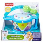 Brinquedo Bebe Tambor Aprender E Brincar Fisher Price Dtm56