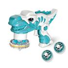 Brinquedo Beybleid Dinossauro Azul Multifuncional Inmetro - Top Kids