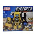 Brinquedo Blocos De Montar Inblock Cyberbot Robô Heavy Max