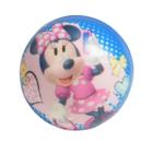 Brinquedo bola de apertar soft 7cm em espuma Minnie Azul