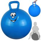 Brinquedo Bola Pula Pula Infantil com Alca 60 Cm Azul Liveup Sports
