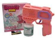 Brinquedo Bolhas de Sabão Pistola 10 Furos Bubble Gum