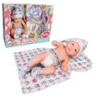 Brinquedo Boneca Reborn Daily Care em Vinil Macio com Acessórios Médicos Faz de Conta Omg Kids - 4907