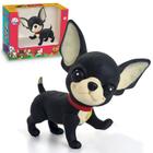 Brinquedo Boneco Cachorrinho Pinscher Super Realista Vinil