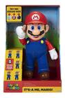 Brinquedo Boneco Super Mario Articulado Com Sons E Falas - Candide