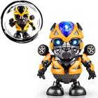 Brinquedo Bumblebee Robô Transformers Dançarino Luz Música - Tesla Store