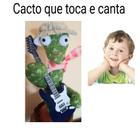 Brinquedo cacto dançarino toca e canta infantil