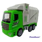 Brinquedo Caminhão Coletor de Lixo Limpeza Urbana Com Luzes E Som(verde)