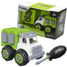 Brinquedo Caminhão de Coleta Seletiva City Machine Verde