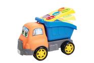Brinquedo Caminhãozinho Com Cubos Didáticos Encaixar Infantil Turbo Truck Maral