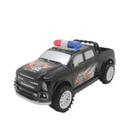 Brinquedo Camioneta Carrinho De Policia Fricção Preto - Gici Kids