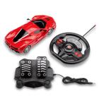 Brinquedo Carrinho com Volante e Pedal Racing Control Speed X Vermelho Multikids - BR1142