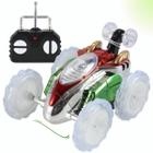 Brinquedo Carrinho Controle Com Giro 360 Luz Led