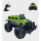 Brinquedo Carrinho Controle Remoto Recarregável Off Road Jeep Caminhonete(Verde)