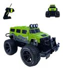 Brinquedo Carrinho Controle Remoto Recarregável Off Road Jeep Caminhonete(Verde)