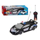 Brinquedo Carrinho de Policia c/ Controle Remoto Preto - Art Brink