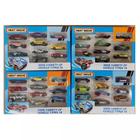 Brinquedo Carrinho Ferro Hot Cars Miniaturas Esportivo Coleção 10 Peças