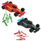 Brinquedo Carrinho Pit Stop F1 13 peças com Ferramentas Cores Sortidas Home Play Ref.2114