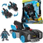 Brinquedo Carro do Batman Lança Disco Bat Tech Imaginext