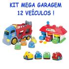 Brinquedo Carros de Corrida Baby Car Cargo e Garagem