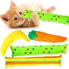 Brinquedo Cat Kicker Toys Youngever - Pacote com 4 - Tecido de Algodão com Erva-do-Gato