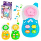 Brinquedo Celular Baby Com Sons Musica Luz Infantil Telefone Bebê Presente Dia Crianças Divertido Educativo Interativo - Art Brink