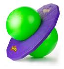 Brinquedo Clássico Pogobol Roxo e Verde Estrela