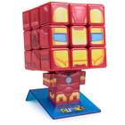 Brinquedo colecionável Rubik's Cube Iron Man Cuber para adultos e crianças